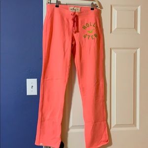 Hollister pink sweatpants